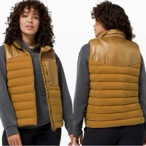 Lululemon Navigation Stretch Down Vest Spiced Bronze Size 4